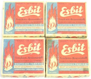 German Wehrmacht Esbit Kocher Mod. 9 Fuel Tablets Box Variation …