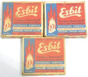 German Wehrmacht Esbit Kocher Mod. 9 Fuel Tablets Box Variation …