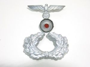 German Wehrmacht Aluminium Eagle + Oackleaves + Kokarde Set For …