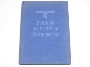 German Kriegsmarine Book Jahrbuch Der Deutschen Kriegsmarine 1938