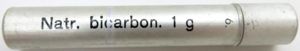 German Wehrmacht Sanitär Aluminium Tablettenröhrchen Medical Pills Tube Natr. bicarbon. …