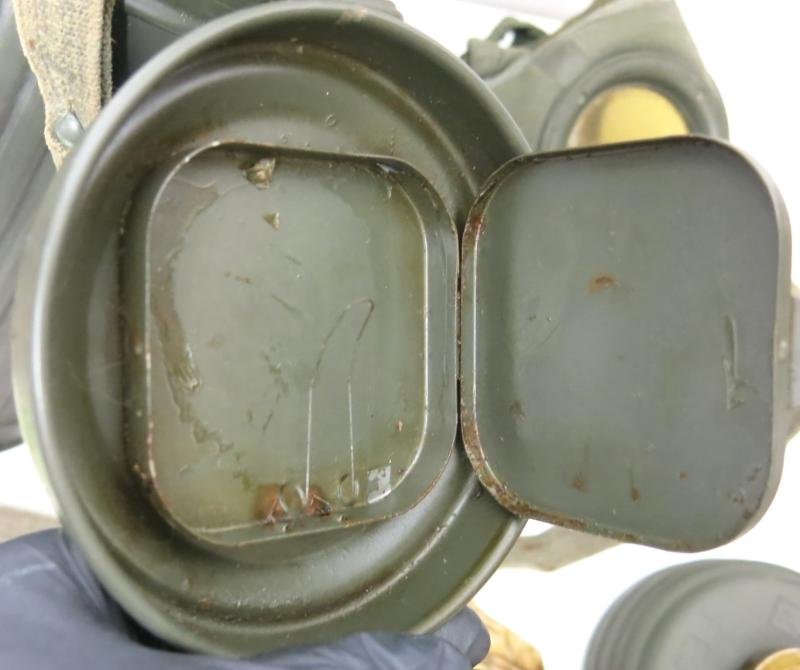 German Wehrmacht Combat GM38 Gas Mask Set Matching 1938-1939 Mega Mint Condition, Feldwebel Franz B...., Part I Of II. — image 10