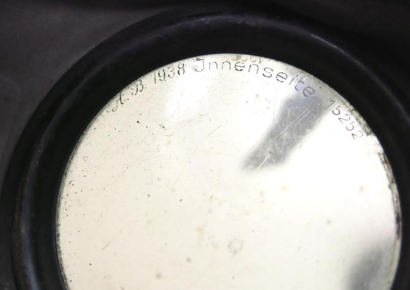 German Wehrmacht Combat GM38 Gas Mask Set Matching 1938-1939 Mega Mint Condition, Feldwebel Franz B...., Part I Of II. — image 15