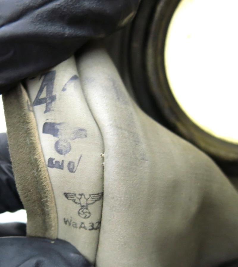 German Wehrmacht Combat GM38 Gas Mask Set Matching 1938-1939 Mega Mint Condition, Feldwebel Franz B...., Part I Of II. — image 17