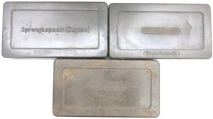 German Wehrmacht/Luftwaffe Duplexkapseln Bakelite Box, Transport For 2 cm Flak, …