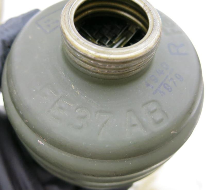 German Wehrmacht Combat GM38 Gas Mask Set, Typical Late War Mixed Parts Made Set, Part II Of II. — image 2