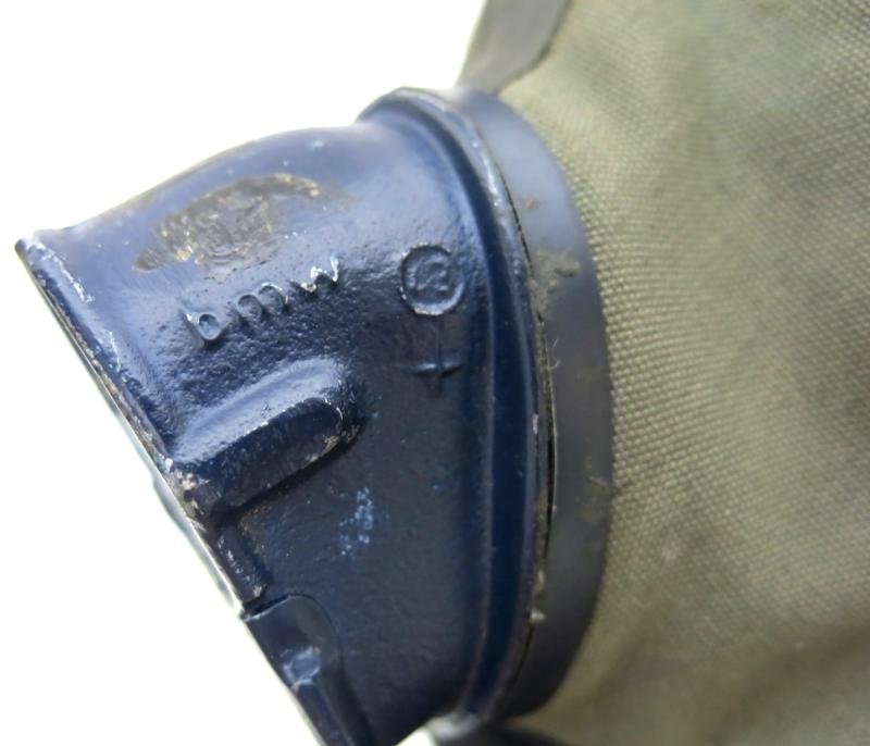 German Wehrmacht Combat GM38 Gas Mask Set, Typical Late War Mixed Parts Made Set, Part I Of II. — image 12