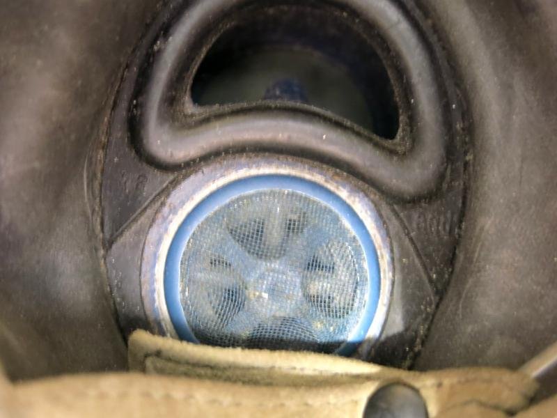 German Wehrmacht Combat GM38 Gas Mask Set, Typical Late War Mixed Parts Made Set, Part I Of II. — image 16