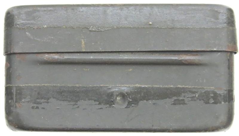 German Wehrmacht 4 Stück Druck-Zünder 35 DZ35 Fuze RR 605 1938 Metal Box, Rare, Empty. — image 3