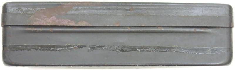 German Wehrmacht 4 Stück Druck-Zünder 35 DZ35 Fuze RR 605 1938 Metal Box, Rare, Empty. — image 4