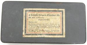 German Wehrmacht 4 Stück Druck-Zünder 35 DZ35 Fuze RR 605 …