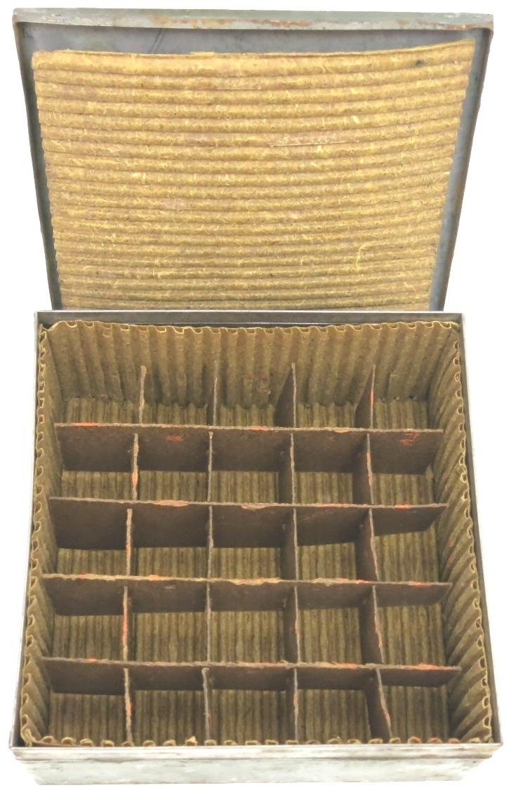 Italy WWII Spolette i. o. MOD 40 PC Italian Fuze Metal Box Complete With All Inserts, 1942. — image 13