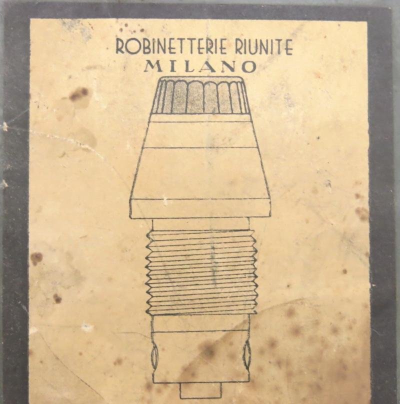 Italy WWII Spolette i. o. MOD 40 PC Italian Fuze Metal Box Complete With All Inserts, 1942. — image 2