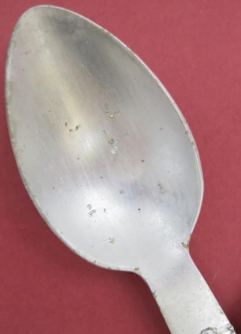 German Wehrmacht Göffel Folding Spoon And Fork Aluminium Made G&CL 40. — image 2