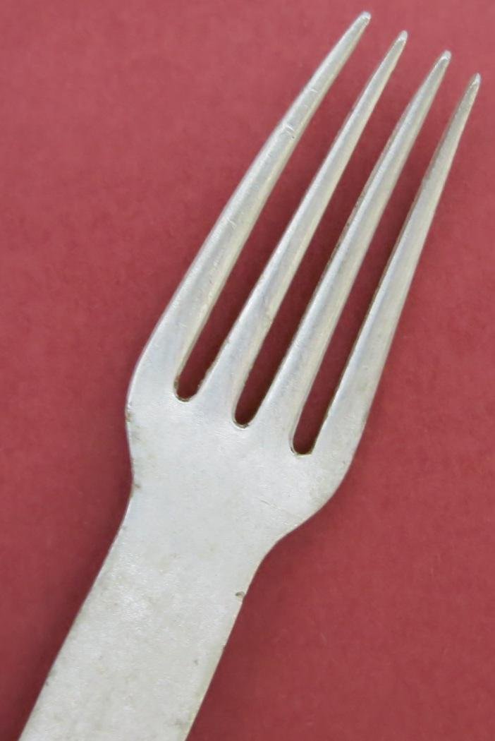 German Wehrmacht Göffel Folding Spoon And Fork Aluminium Made G&CL 40. — image 3