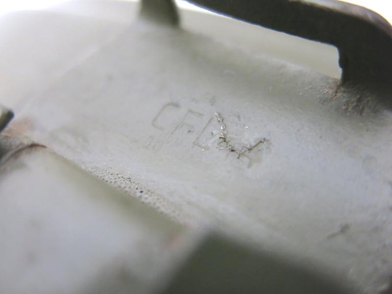 German Wehrmacht Kochgeschirr M42 Red Enamel Inside Steel Mess Kit CFL 44 Matching. — image 3