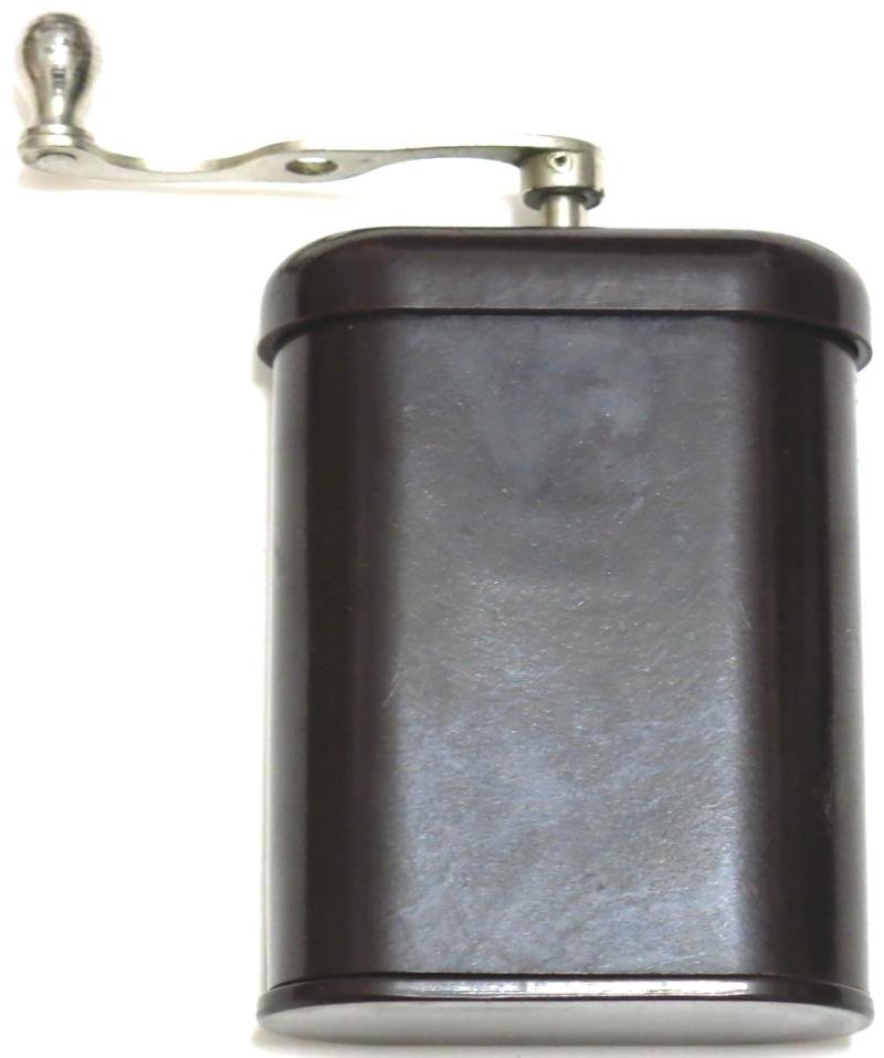 German Wehrmacht Brown Chocolate Bakelite Coffee Grinder Mint Condition Single BO Garantie Stamp. — image 2