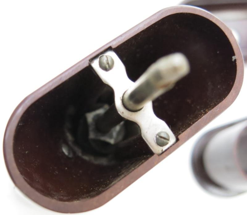 German Wehrmacht Reddish Bakelite Coffee Grinder Mint Condition Single BO Garantie Stamp. — image 8