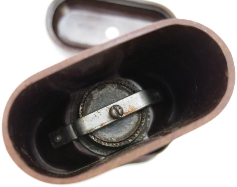 German Wehrmacht Reddish Bakelite Coffee Grinder Mint Condition Single BO Garantie Stamp. — image 9