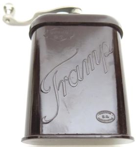 German Wehrmacht Reddish Bakelite Coffee Grinder Mint Condition Double BO …