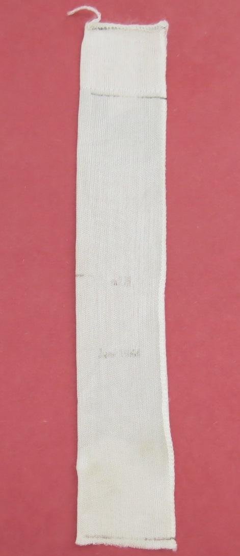 German Wehrmacht 2 cm FLAK Empty Powder Sack nlh Juni 1944.