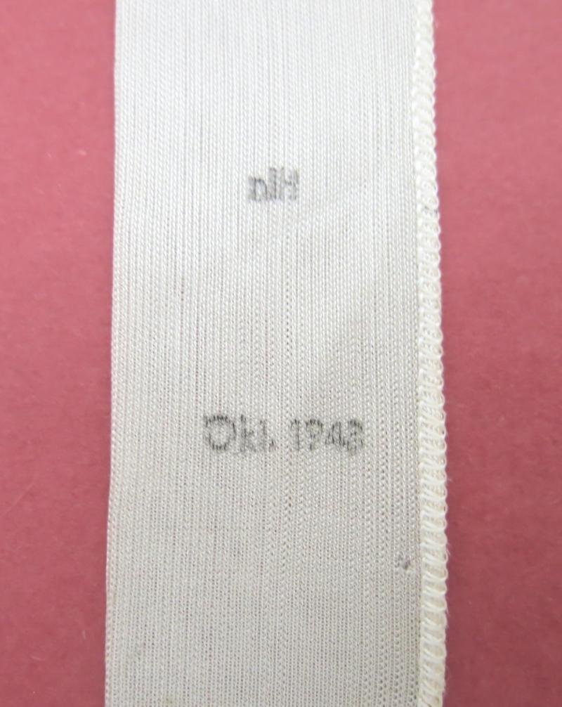 German Wehrmacht 2 cm FLAK Empty Powder Sack nlh Okt. 1943. — image 2