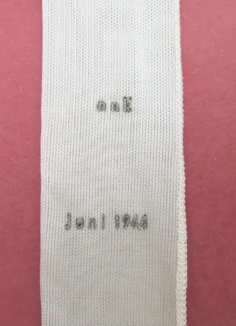 German Wehrmacht 2 cm FLAK Empty Powder Sack nnk Juni 1944. — image 2