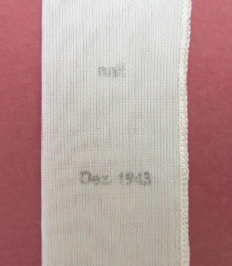 German Wehrmacht 2 cm FLAK Empty Powder Sack nnk Dez. 1943. — image 2