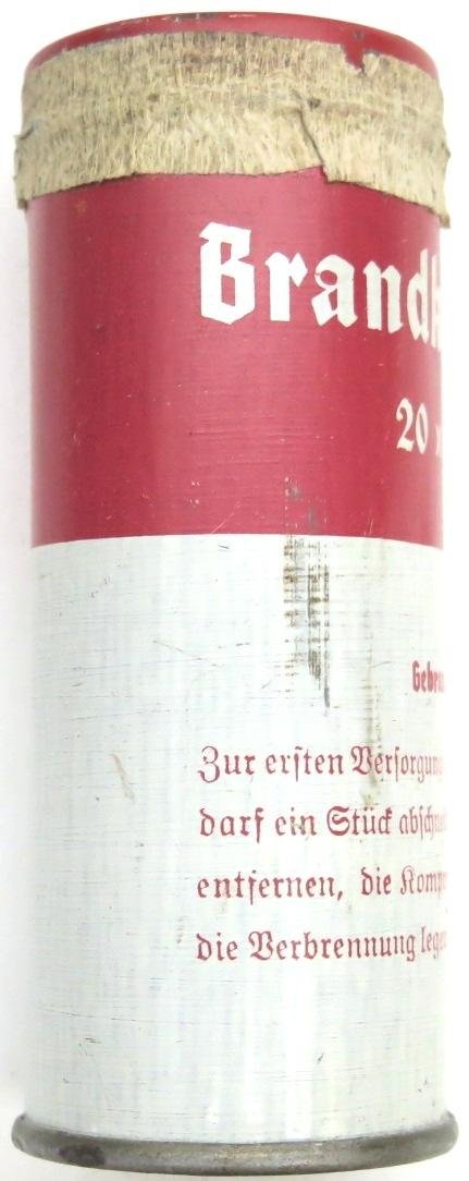 German Wehrmacht Medical Brandkompresse Wehrkreissanitätspark VII, (München), Sealed.