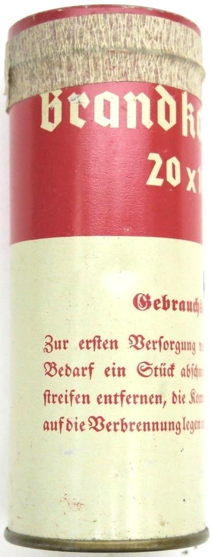 German Wehrmacht Medical Brandkompresse Wehrkreissanitätspark IV, (Dresden), Sealed.