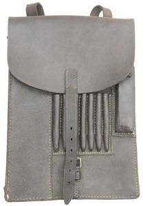 German Wehrmacht/Luftwaffe Dark Brown Meldekartentasche M35 Map Case C. RIESE …