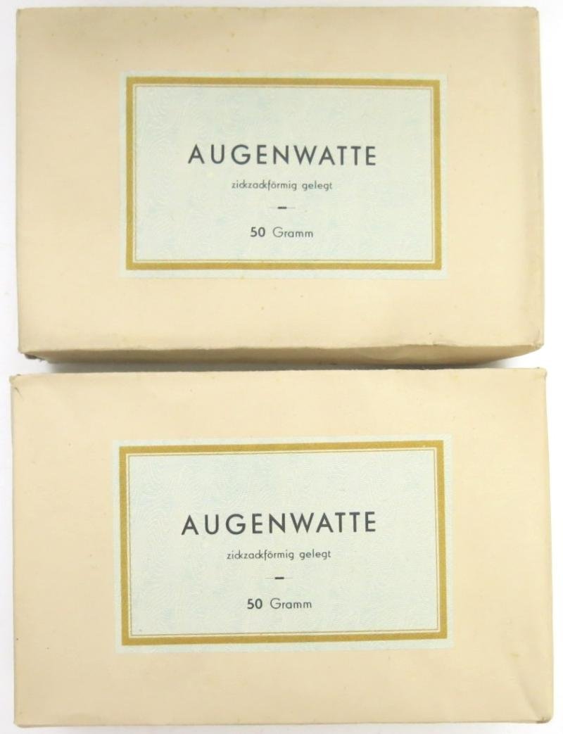 German Civilian Pre War And Wartime Era Augenwatte, (Verbandwatte), Box Of 50 Gramm Unopened.