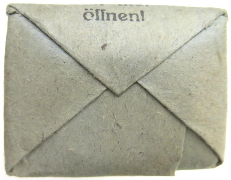 German Wehrmacht Medical Mullstreifen 5% Theodor Schuffenhauer Chemnitz 12. 9. 1944, Hard To Find One. — image 5