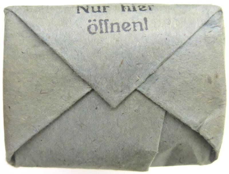 German Wehrmacht Medical Mullstreifen 5% Theodor Schuffenhauer Chemnitz 12. 9. 1944, Hard To Find One. — image 5