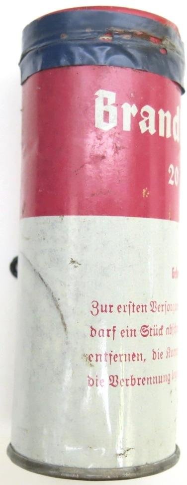 German Wehrmacht Medical Brandkompresse Wehrkreissanitätspark VI, (Münster, Osnabrück), Jun. 1944, Sealed. — image 2