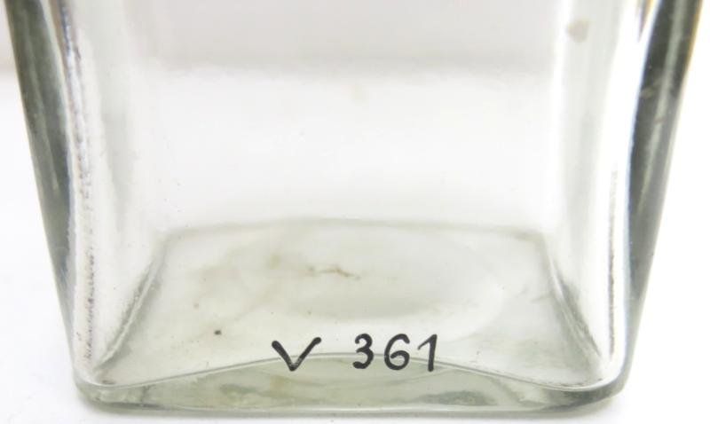 German Wehrmacht Spiritus Glass Bottle Big One For Veterinar, Hard To Find. — image 6
