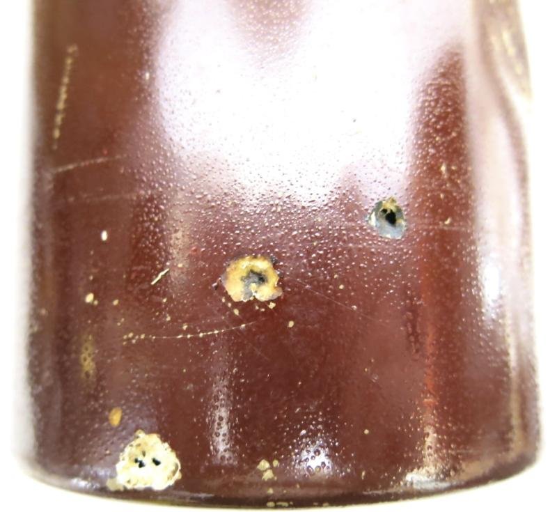 German Wehrmacht Waffenentgiftungsmittel Weapon Decontamination Agents Aluminium Bottle Reinigungsöl Complete With Brush MKK 40. — image 4