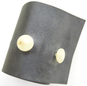 German Wehrmacht Medical Abschnürbinde Black Rubber Tourniquet Loose.