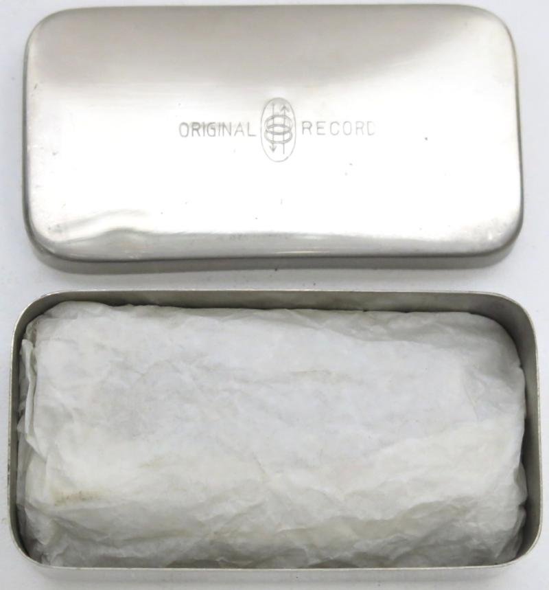 German Wehrmacht Medical 2 cc Original Record Spritze Syringe Complete Set Mint Unused In Metal Box. — image 7