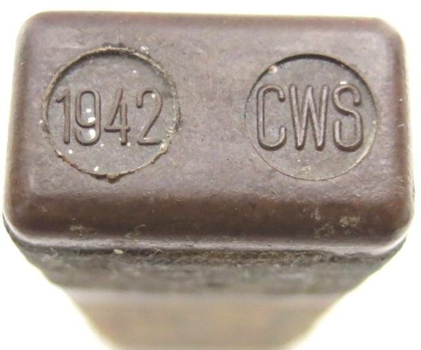 German Wehrmacht Hautentgiftungsmittel Bakelite Skin Decontamination Tablets cws 1942, Hard To Find. — image 5