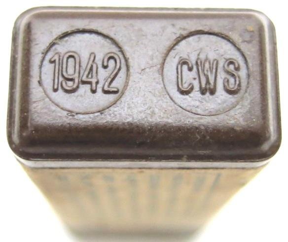 German Wehrmacht Hautentgiftungsmittel Bakelite Skin Decontamination Tablets cws 1942, Hard To Find. — image 6