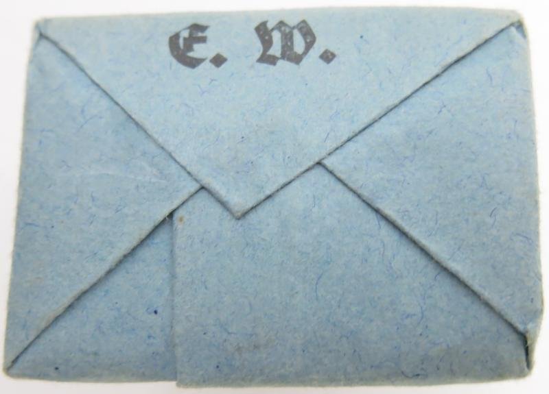 German Wehrmacht Medical 100 g entfettete Watte Wehrkreissanitätspark VI, (Münster, Osnabrück), April. 1944, Mint Unused. — image 2