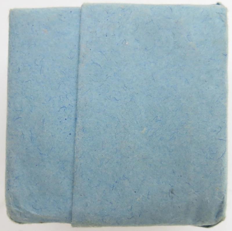 German Wehrmacht Medical 100 g entfettete Watte Wehrkreissanitätspark VI, (Münster, Osnabrück), April. 1944, Mint Unused. — image 6