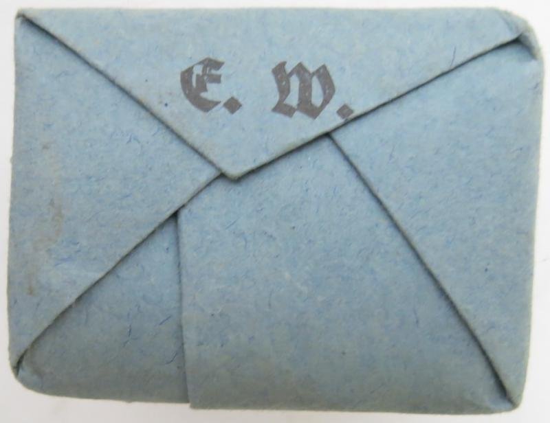 German Wehrmacht Medical 100 g entfettete Watte Wehrkreissanitätspark VI, (Münster, Osnabrück), April. 1944, Mint Unused. — image 2