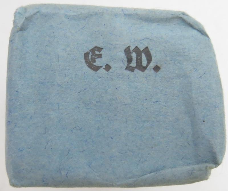 German Wehrmacht Medical 100 g entfettete Watte Wehrkreissanitätspark VI, (Münster, Osnabrück), April. 1944, Mint Unused. — image 3