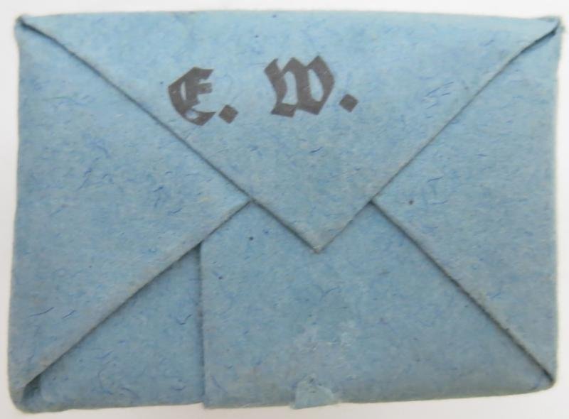 German Wehrmacht Medical 100 g entfettete Watte Wehrkreissanitätspark VI, (Münster, Osnabrück), April. 1944, Mint Unused. — image 2