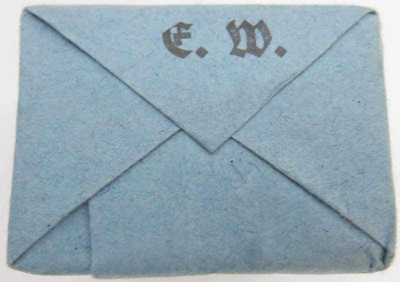 German Wehrmacht Medical 100 g entfettete Watte Wehrkreissanitätspark VI, (Münster, Osnabrück), April. 1944, Mint Unused. — image 2