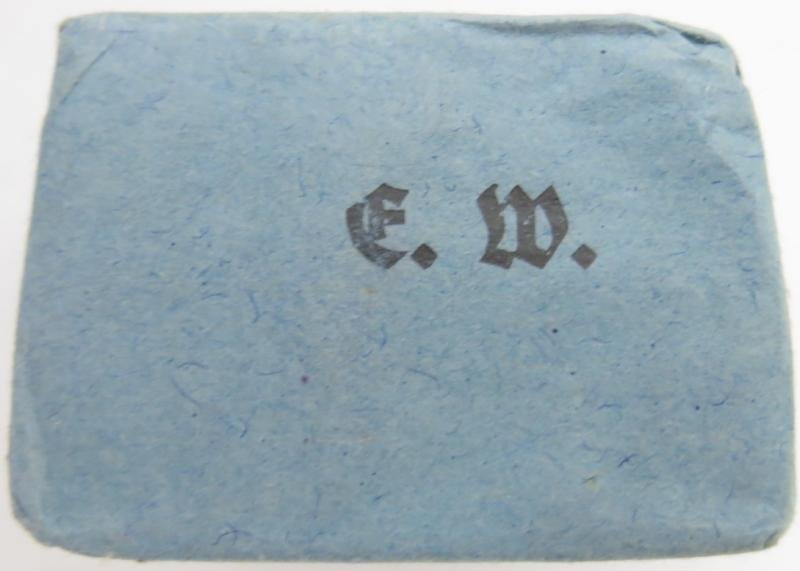German Wehrmacht Medical 100 g entfettete Watte Wehrkreissanitätspark VI, (Münster, Osnabrück), April. 1944, Mint Unused. — image 3
