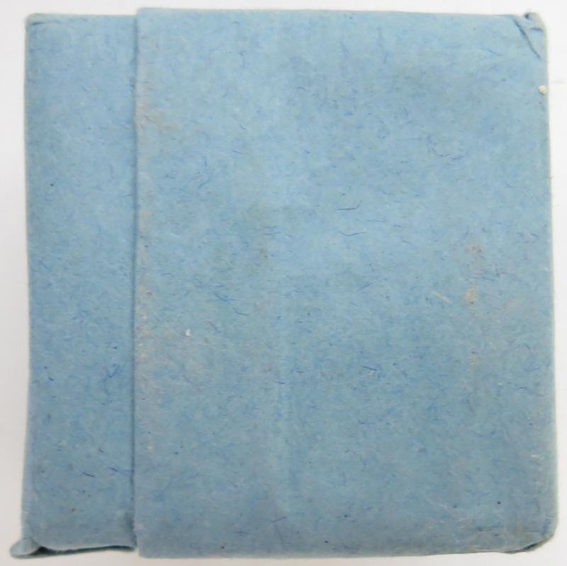 German Wehrmacht Medical 100 g entfettete Watte Wehrkreissanitätspark VI, (Münster, Osnabrück), April. 1944, Mint Unused. — image 6