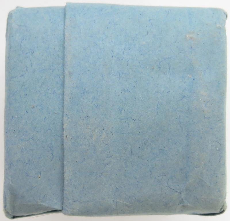 German Wehrmacht Medical 100 g entfettete Watte Wehrkreissanitätspark VI, (Münster, Osnabrück), April. 1944, Mint Unused. — image 6